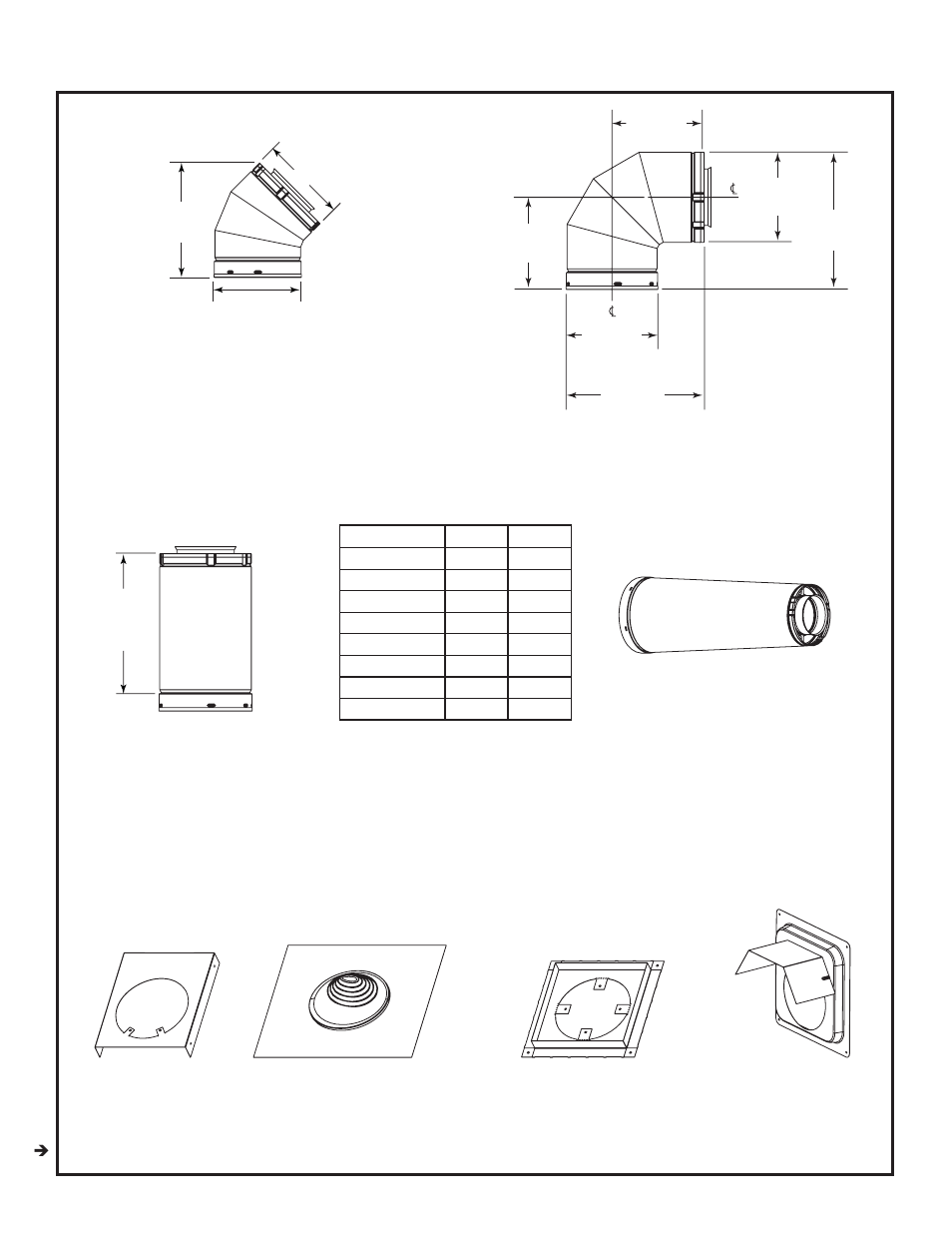 B. vent components diagrams (continued) | Hearth and Home Technologies 6000G-IPI User Manual | Page 68 / 74