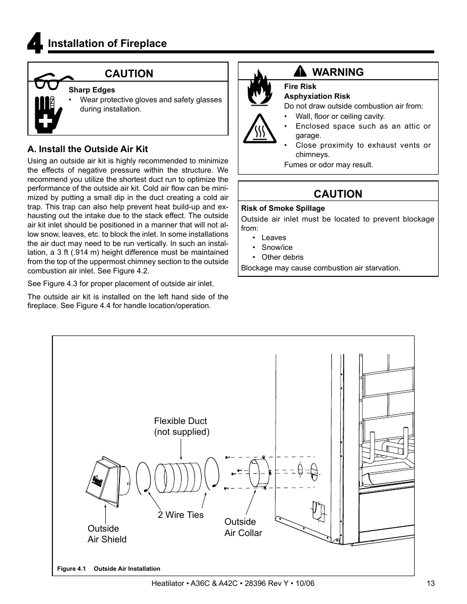 Hearth and Home Technologies A42CH  EN User Manual | Page 13 / 52