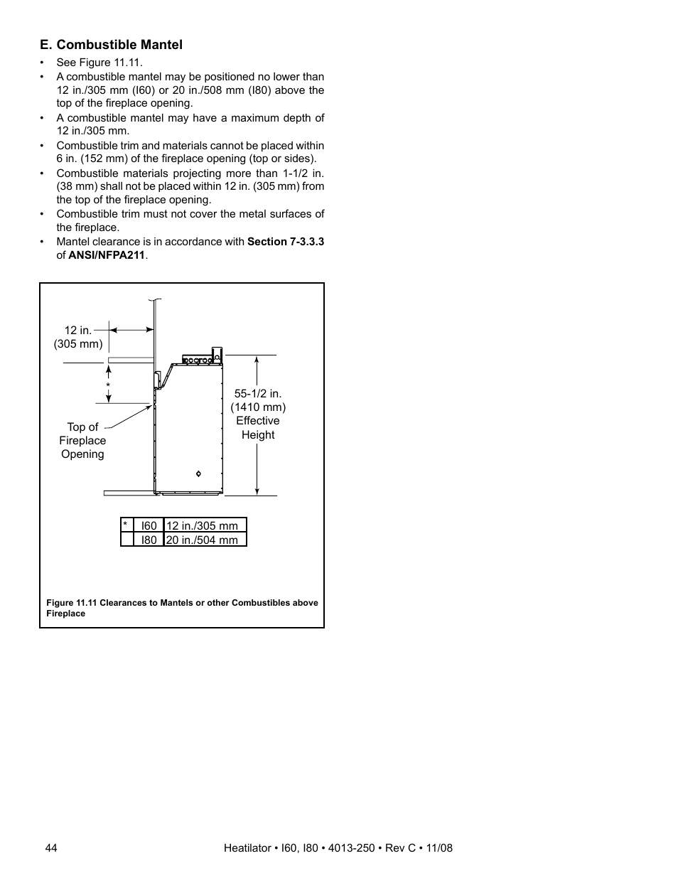 Hearth and Home Technologies I60 User Manual | Page 44 / 56