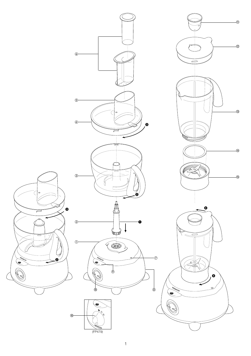 Kenwood FP479 User Manual | Page 4 / 47