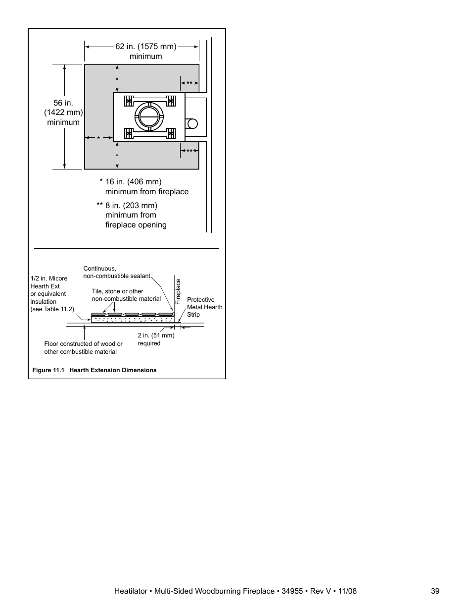 Hearth and Home Technologies Heatilator FL92 User Manual | Page 39 / 48