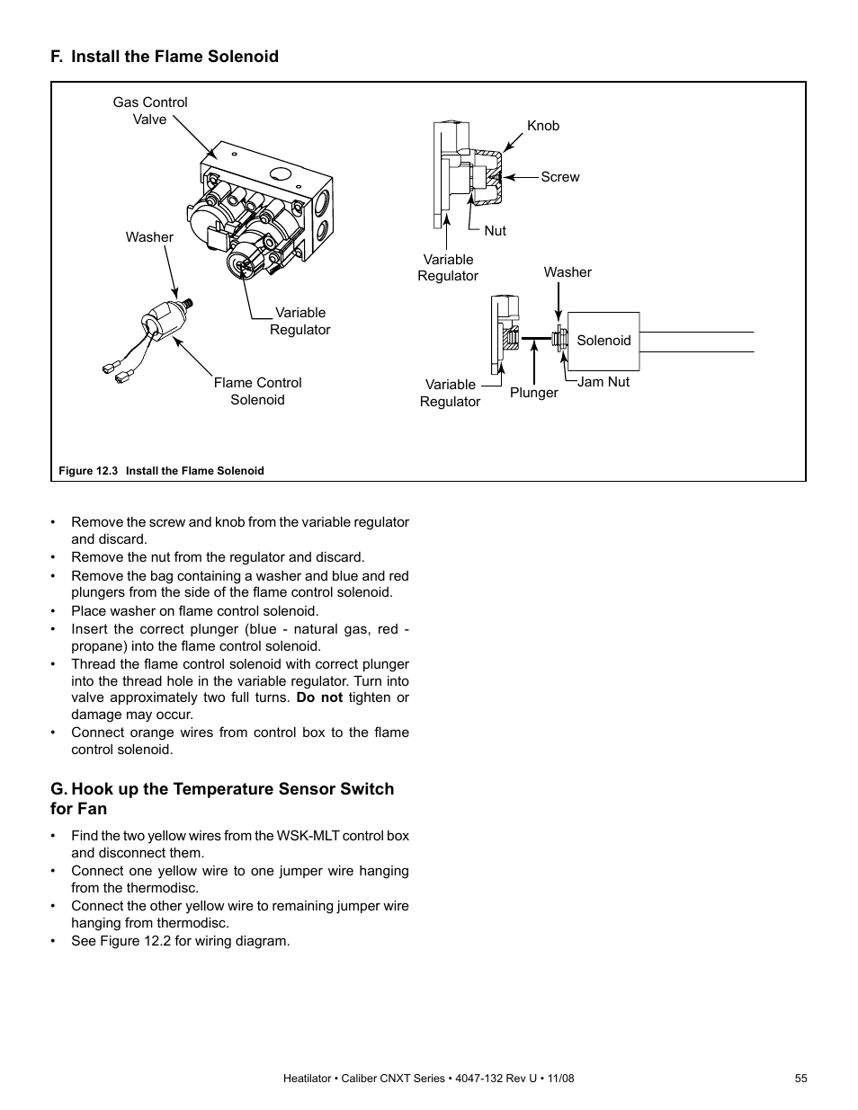 Hearth and Home Technologies Direct Vent Gas Appliance CNXT4236IT User Manual | Page 55 / 80