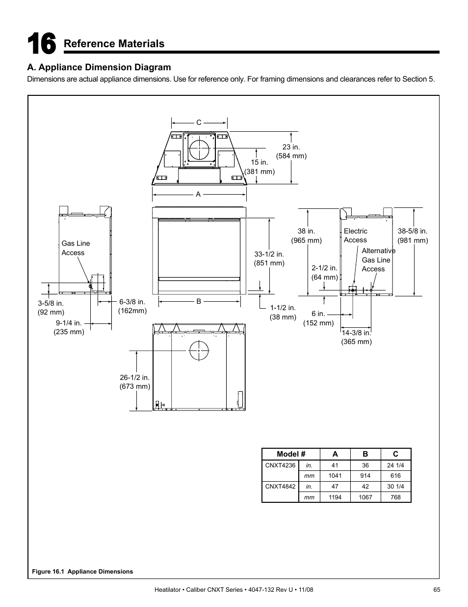 Reference materials | Hearth and Home Technologies Direct Vent Gas Appliance CNXT4236IT User Manual | Page 65 / 80