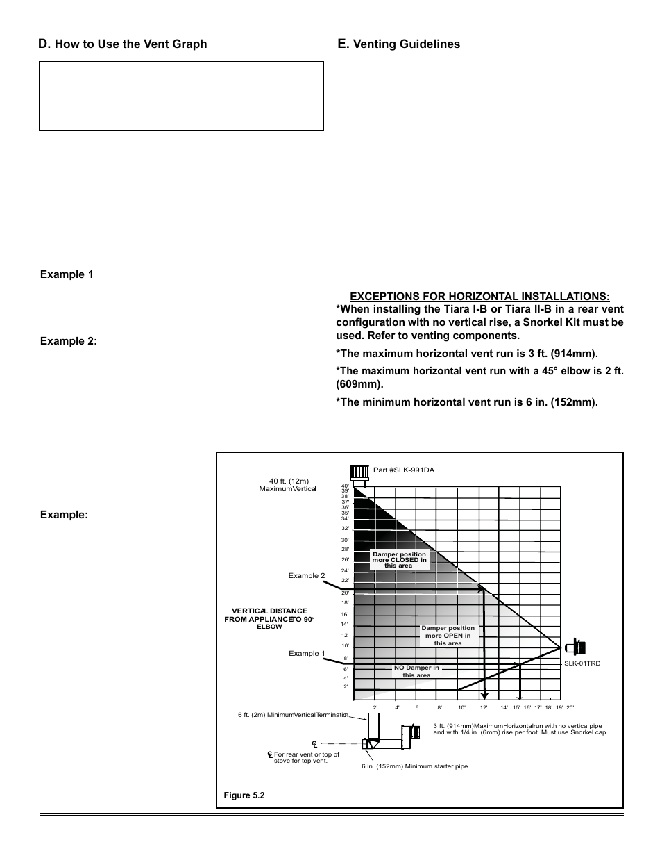 How to use the vent graph, Venting guidelines | Hearth and Home Technologies TIARAI-CES User Manual | Page 12 / 60