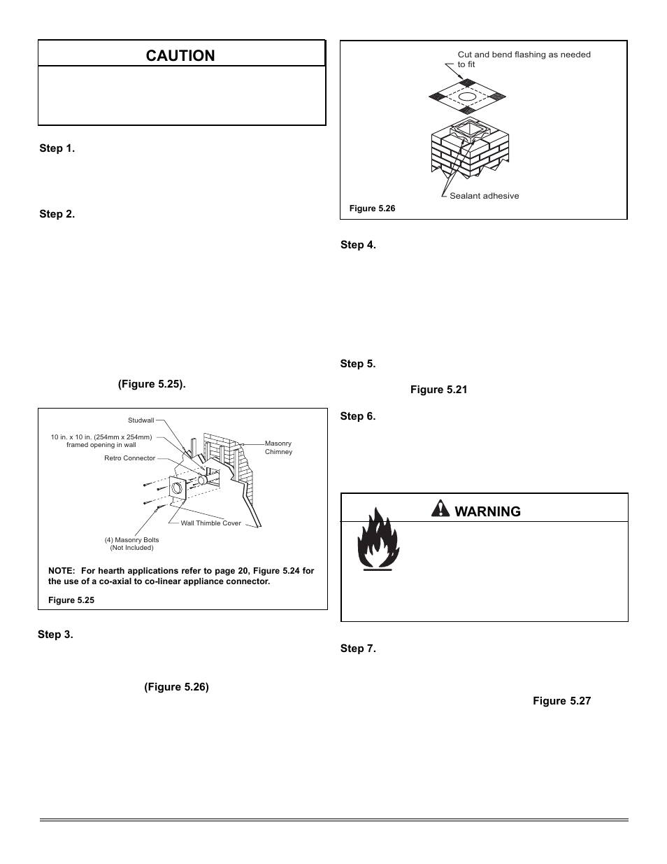 Caution, Warning | Hearth and Home Technologies TIARAI-CES User Manual | Page 22 / 60