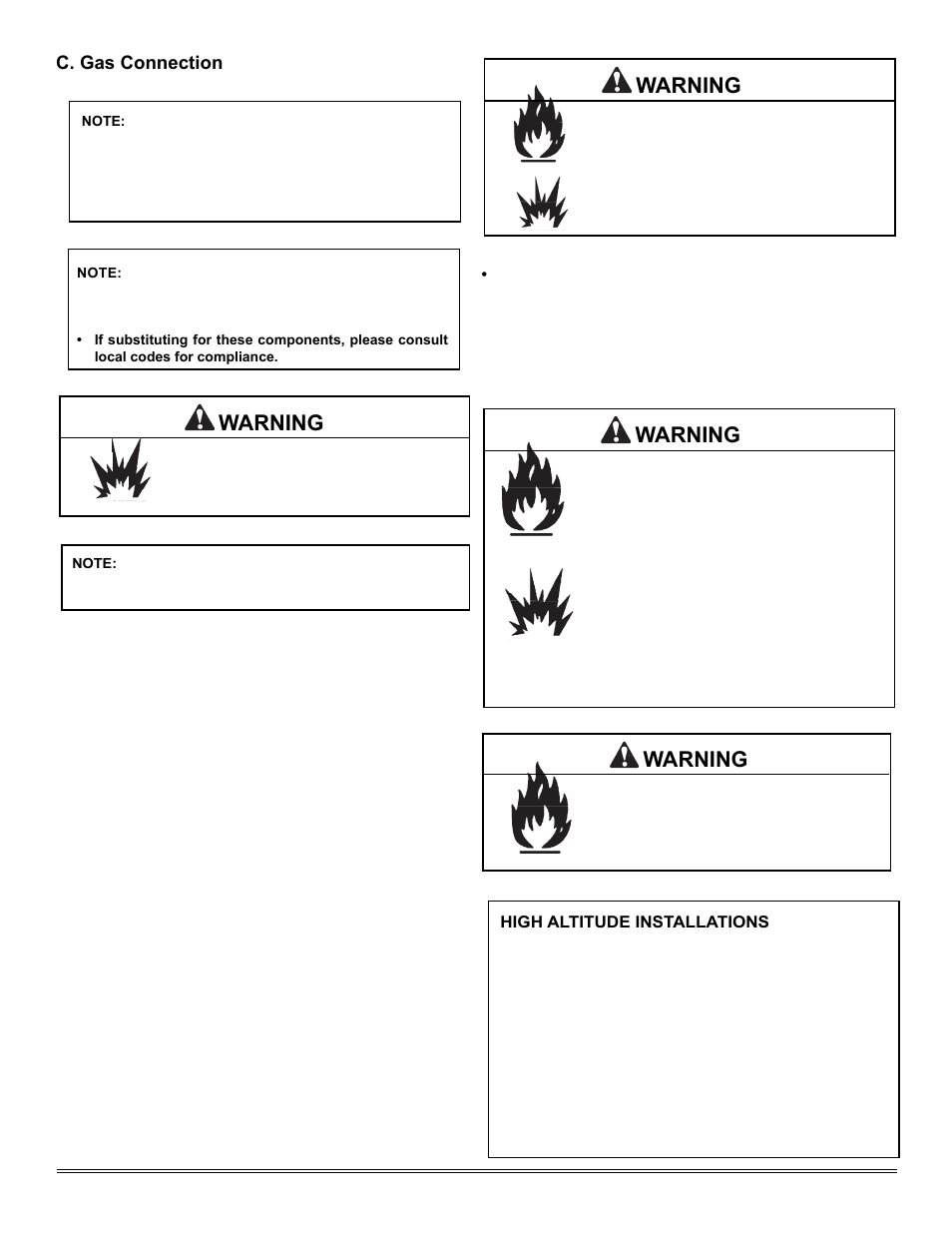 Warning | Hearth and Home Technologies TIARAI-CES User Manual | Page 27 / 60