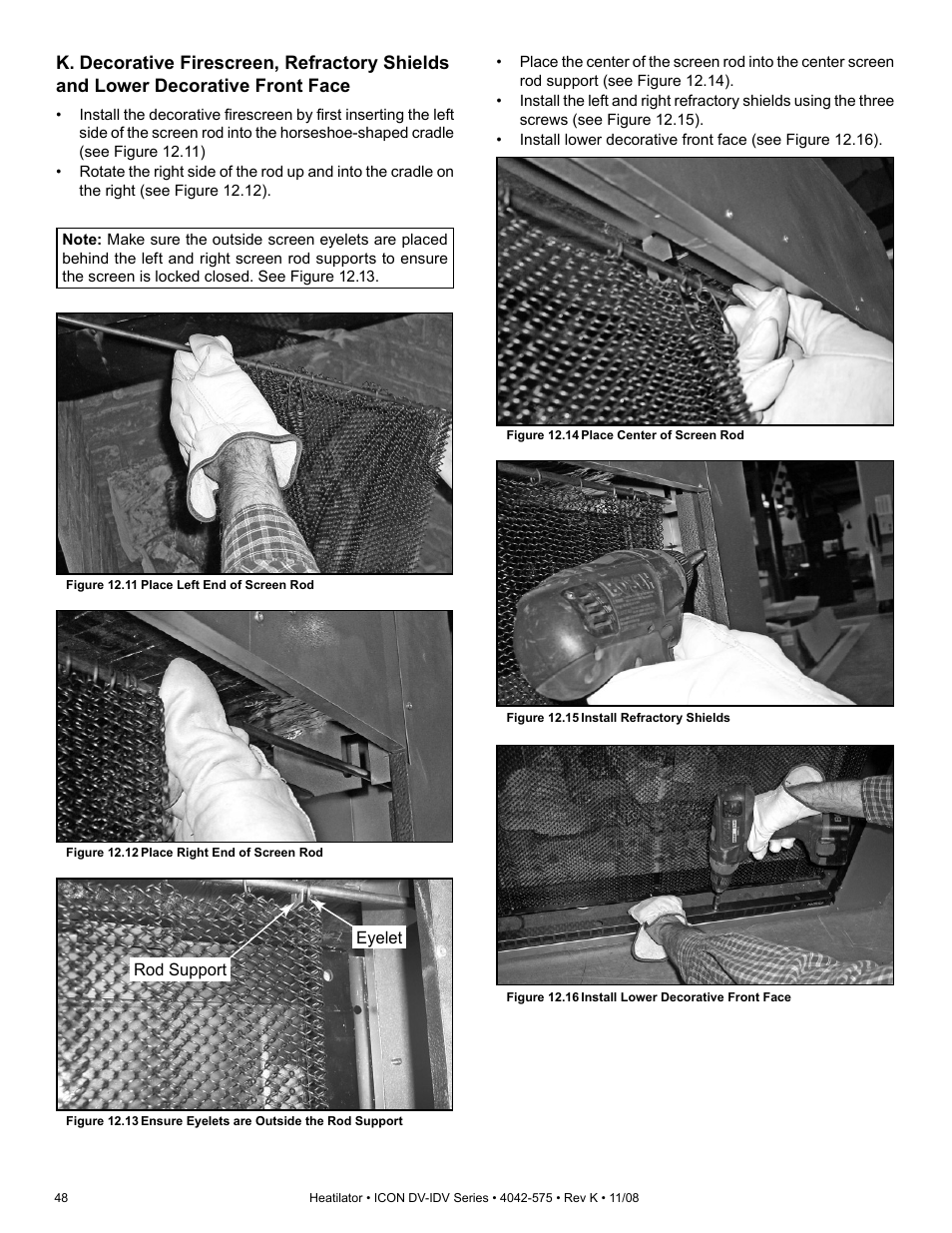 Hearth and Home Technologies IDV4833ILH User Manual | Page 48 / 64