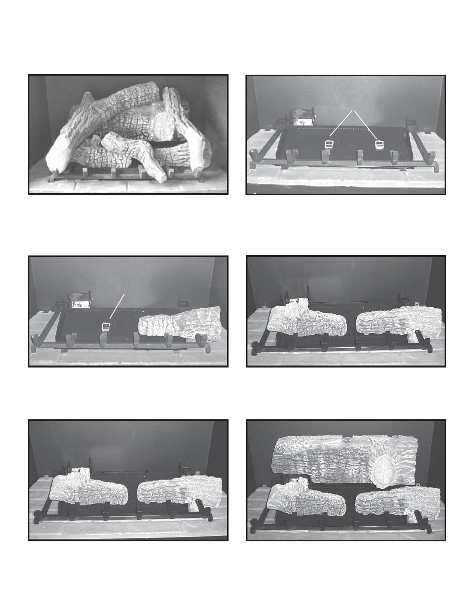 Log assembly: logs-8oak | Hearth and Home Technologies 8000CF-OAK-IPI User Manual | Page 49 / 62