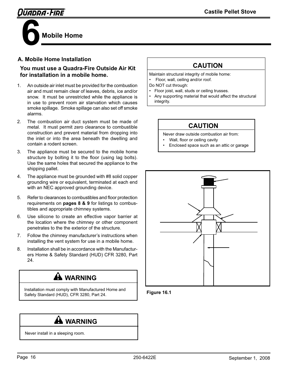 Hearth and Home Technologies CASTILE-PMH1 User Manual | Page 16 / 48