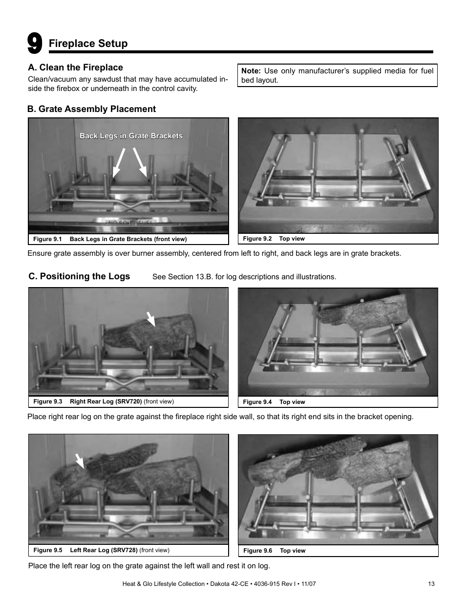 Hearth and Home Technologies Dakota 42-CE User Manual | Page 13 / 36