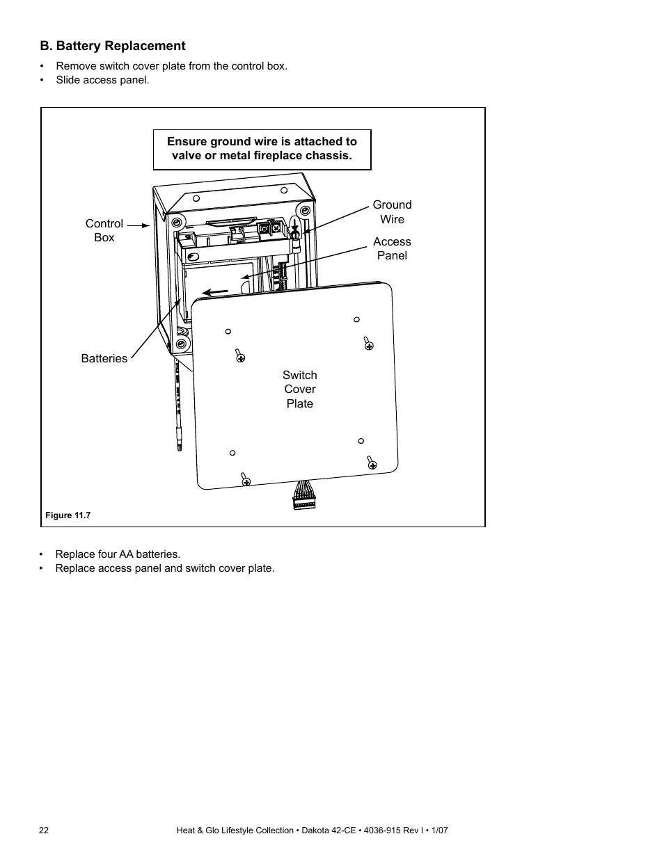 Hearth and Home Technologies Dakota 42-CE User Manual | Page 22 / 36