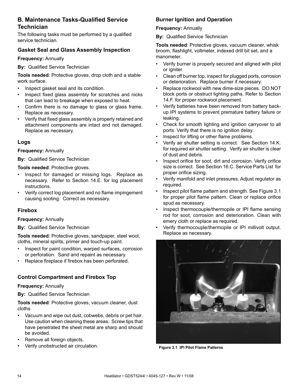 Hearth and Home Technologies Heatilator GDST5244I User Manual | Page 14 / 60