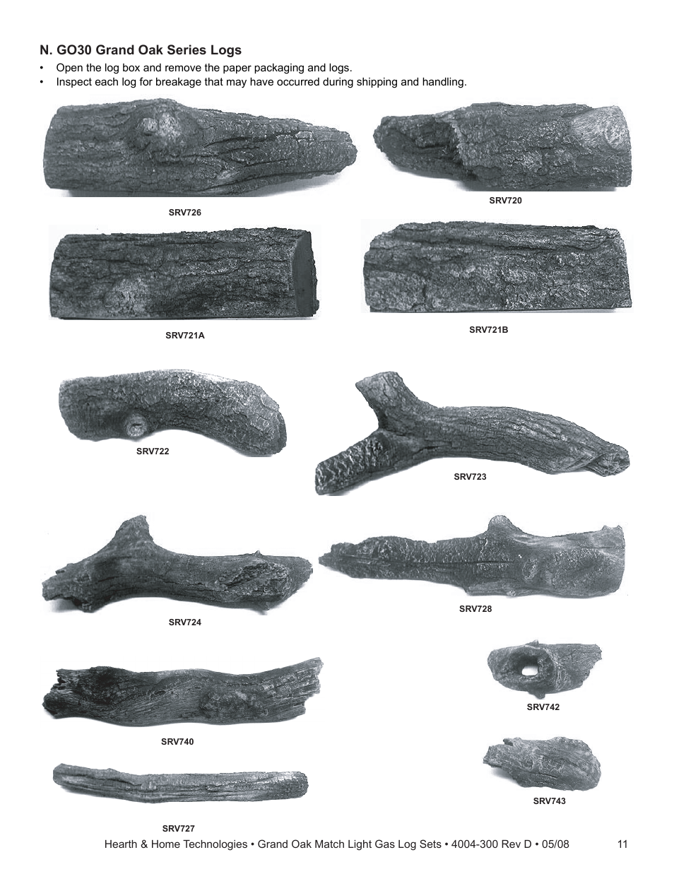 Hearth and Home Technologies GO35MTCH User Manual | Page 11 / 24