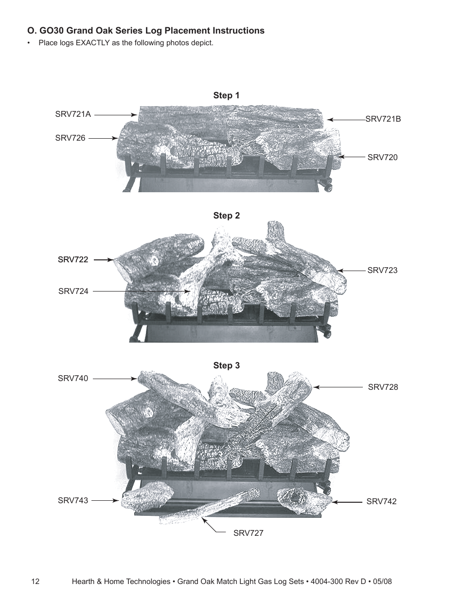 Hearth and Home Technologies GO35MTCH User Manual | Page 12 / 24