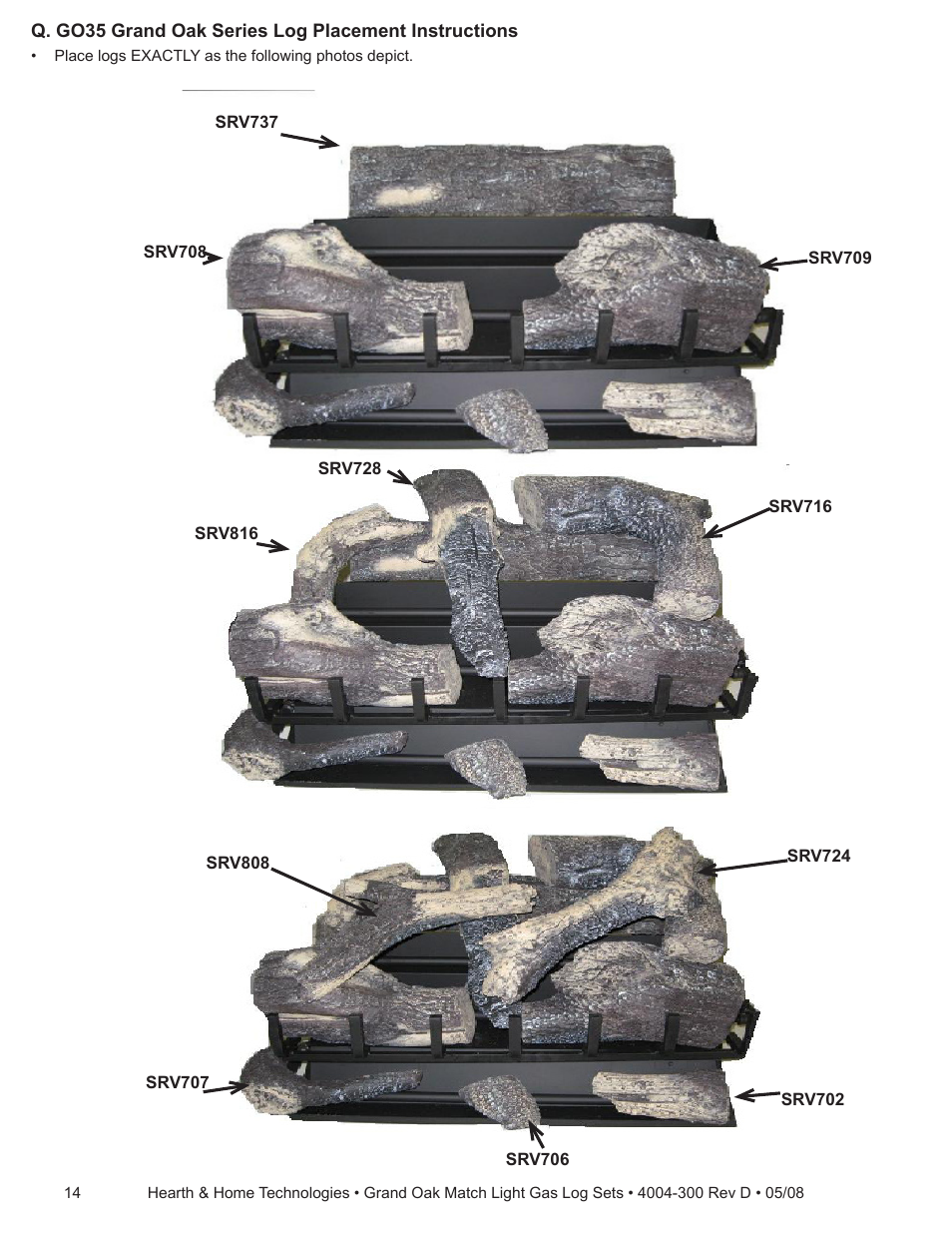 Hearth and Home Technologies GO35MTCH User Manual | Page 14 / 24