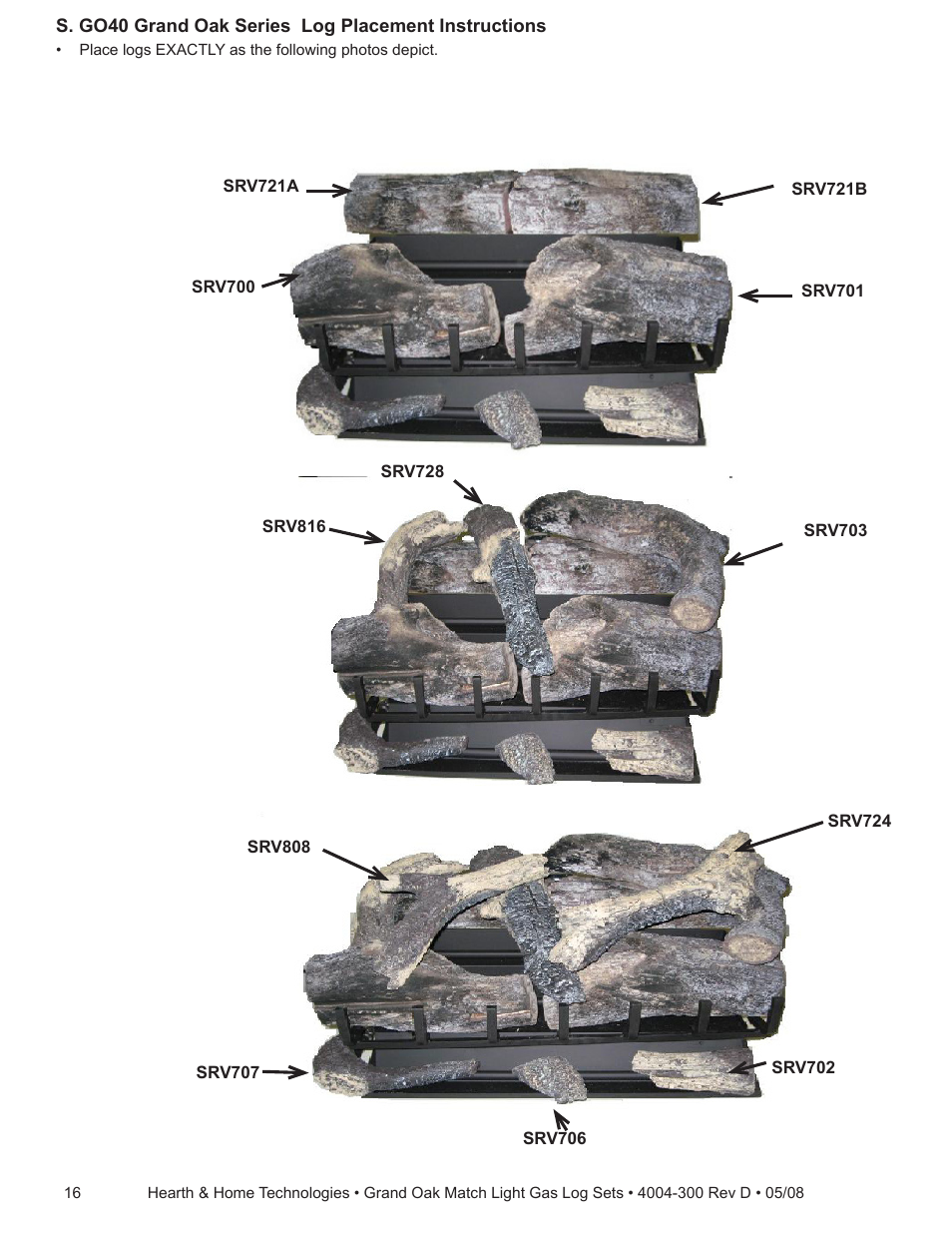 Hearth and Home Technologies GO35MTCH User Manual | Page 16 / 24