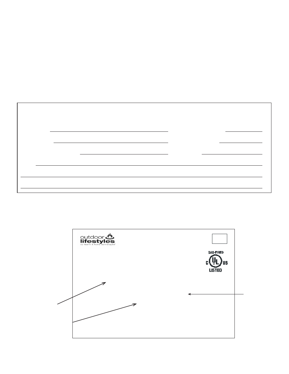 Homeowner reference information, Listing label information/location | Hearth and Home Technologies CARODG36I User Manual | Page 2 / 40