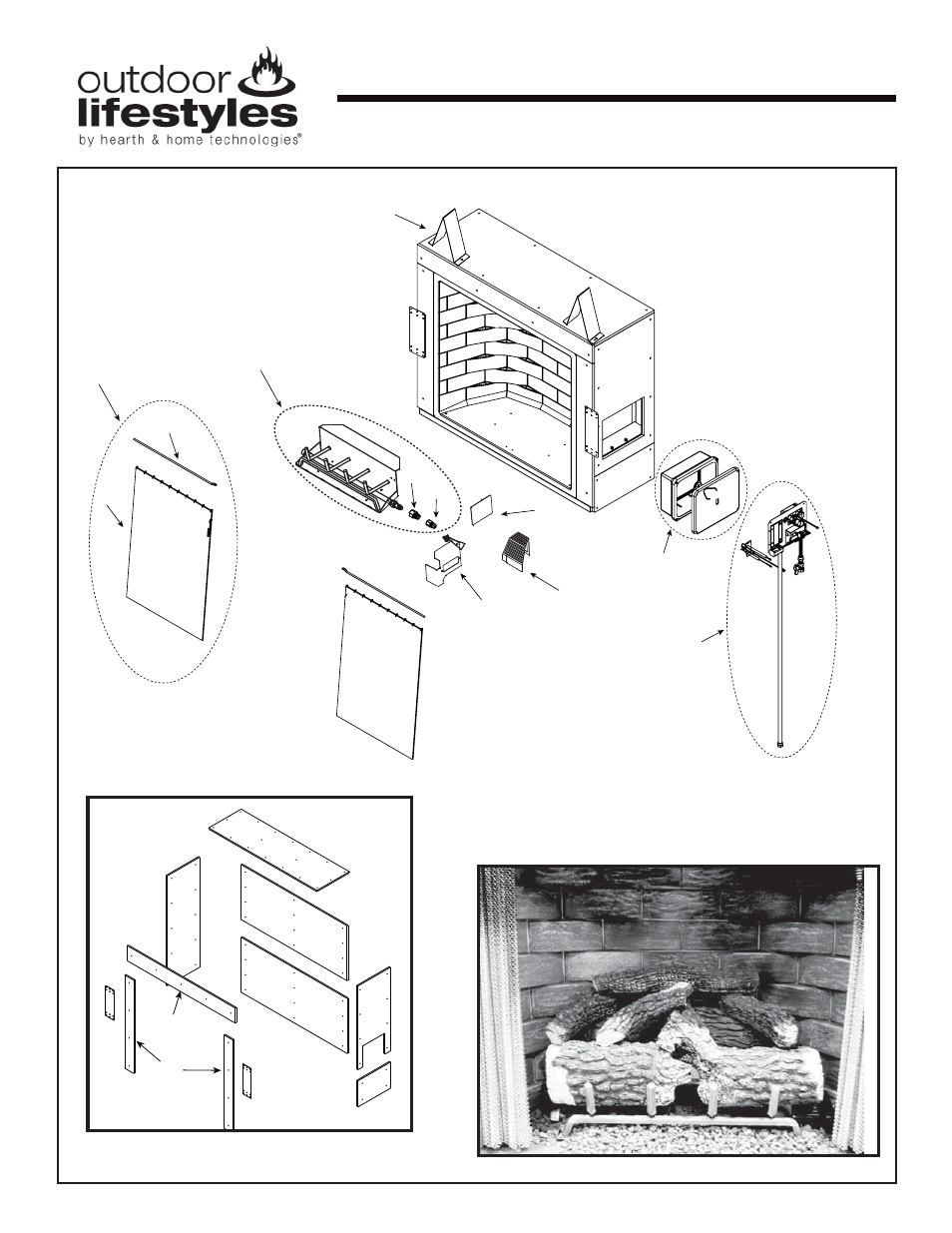 Carodg36, Log set assembly | Hearth and Home Technologies CARODG36I User Manual | Page 33 / 40