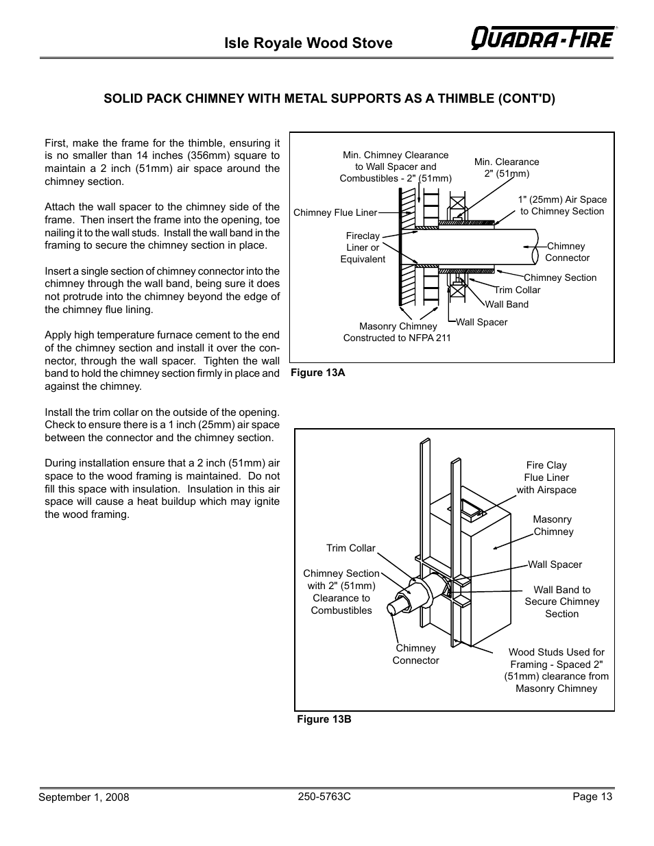 Isle royale wood stove | Hearth and Home Technologies 823-0170 User Manual | Page 13 / 32