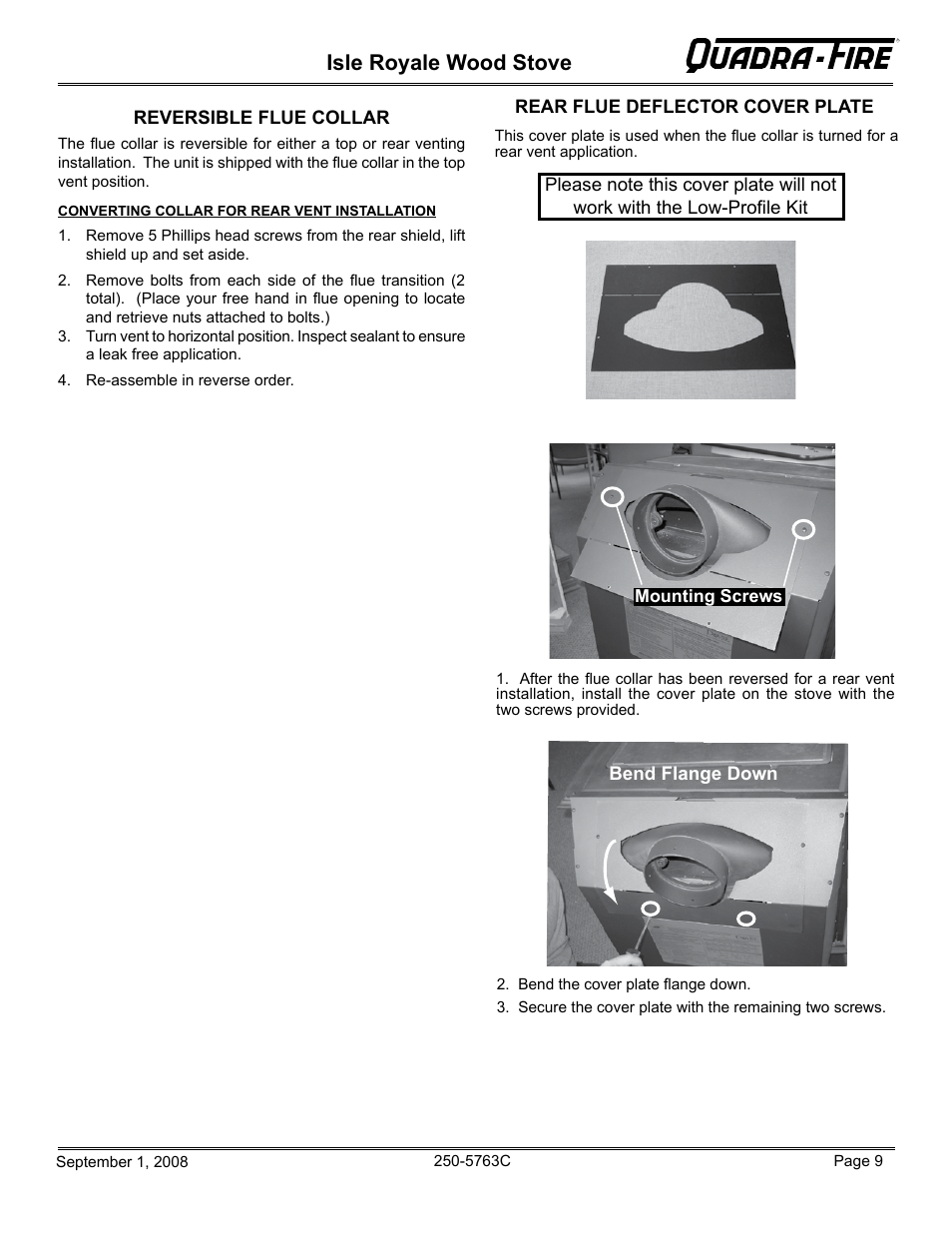 Isle royale wood stove | Hearth and Home Technologies 823-0170 User Manual | Page 9 / 32