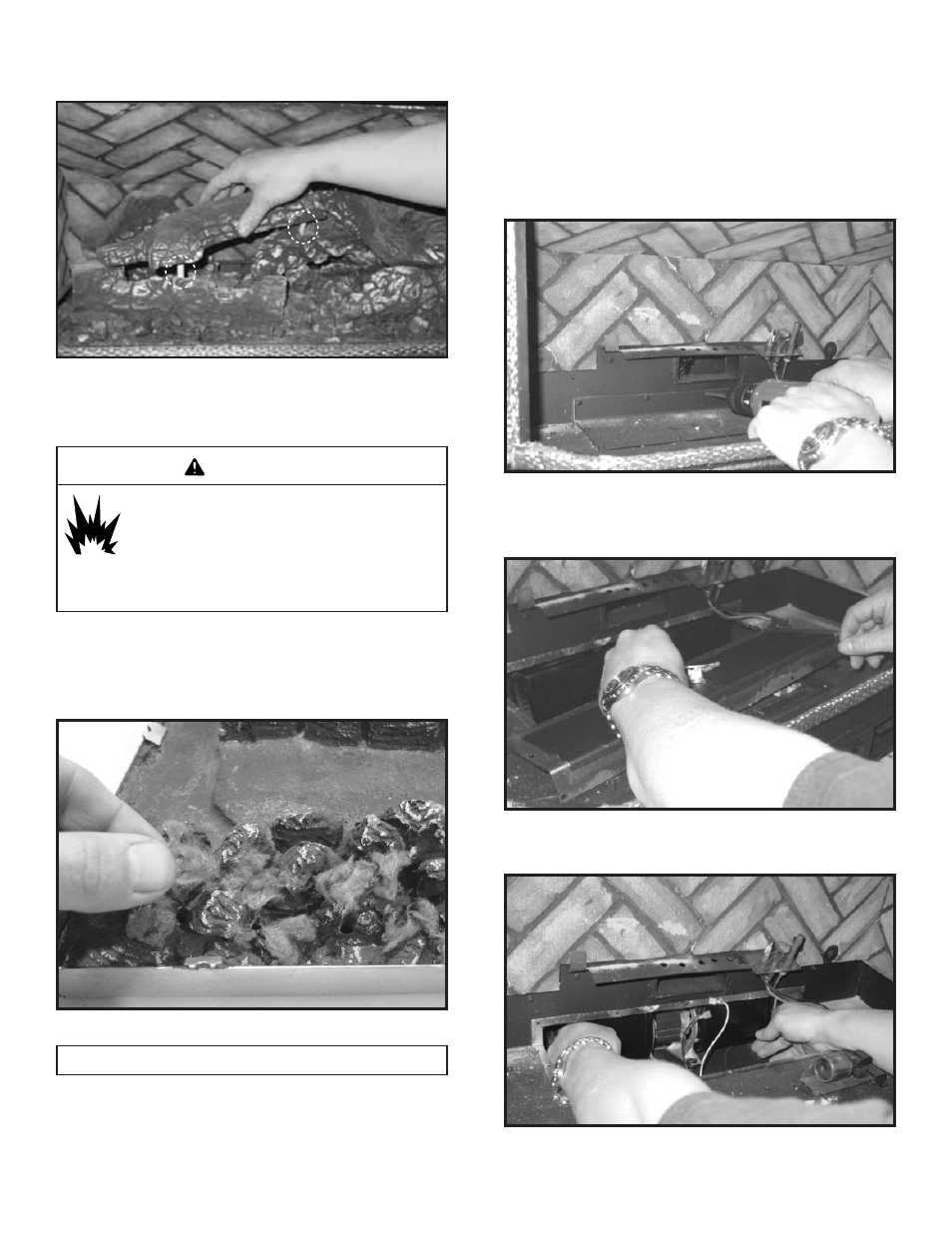 Warning, H. mineral wool i. blower installation | Hearth and Home Technologies HUDBAY-INS User Manual | Page 20 / 37