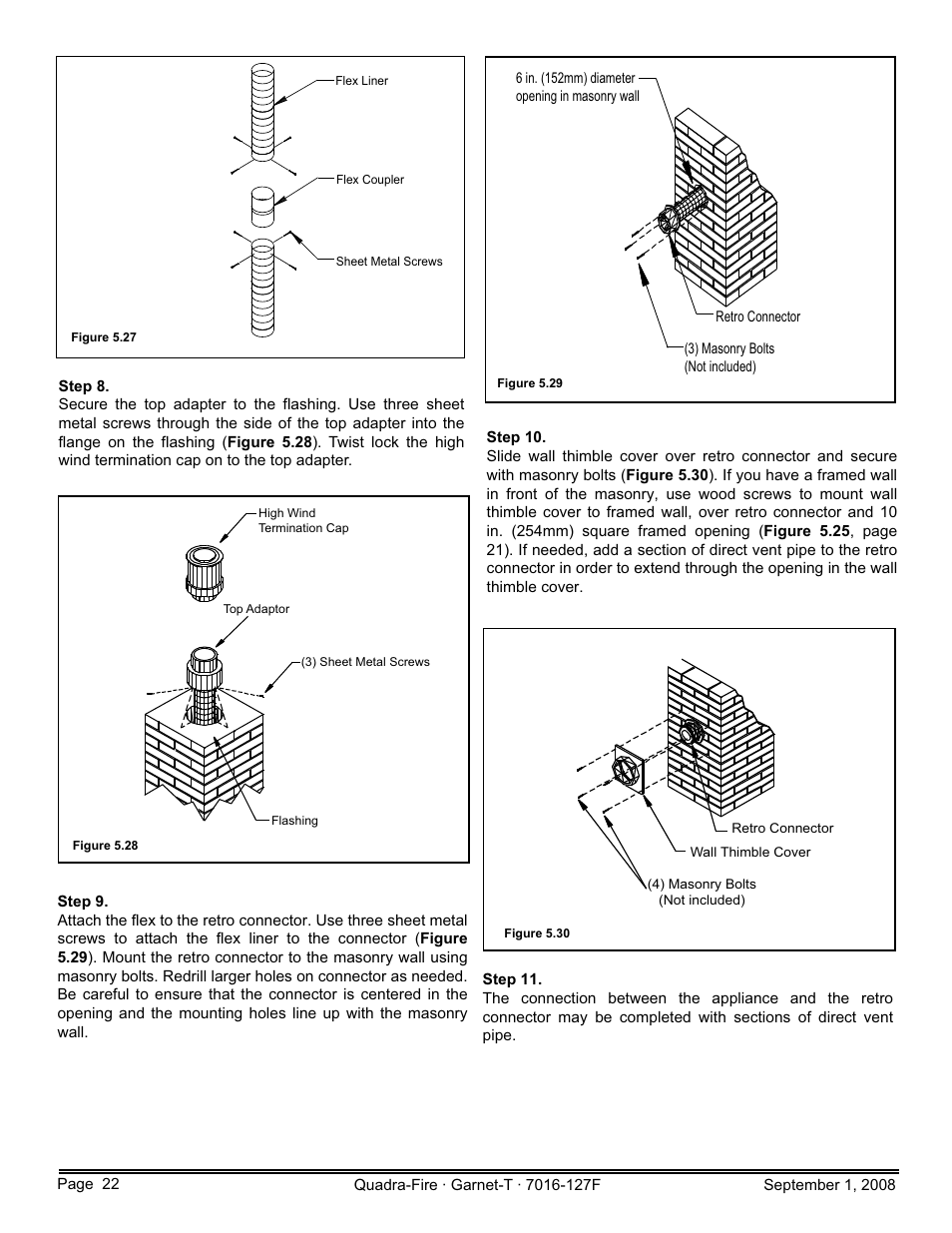 Hearth and Home Technologies GARNET-MBK User Manual | Page 22 / 56