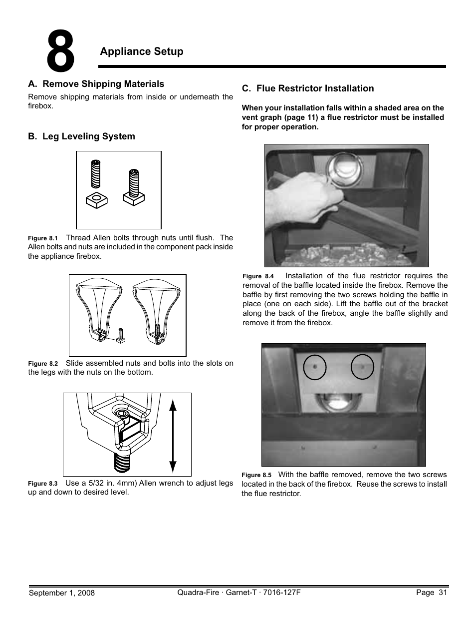 Hearth and Home Technologies GARNET-MBK User Manual | Page 31 / 56