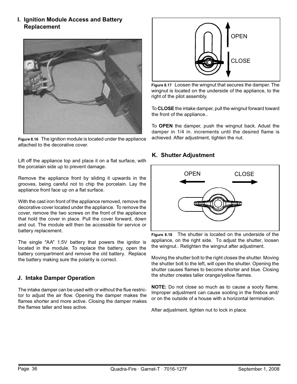 Hearth and Home Technologies GARNET-MBK User Manual | Page 36 / 56