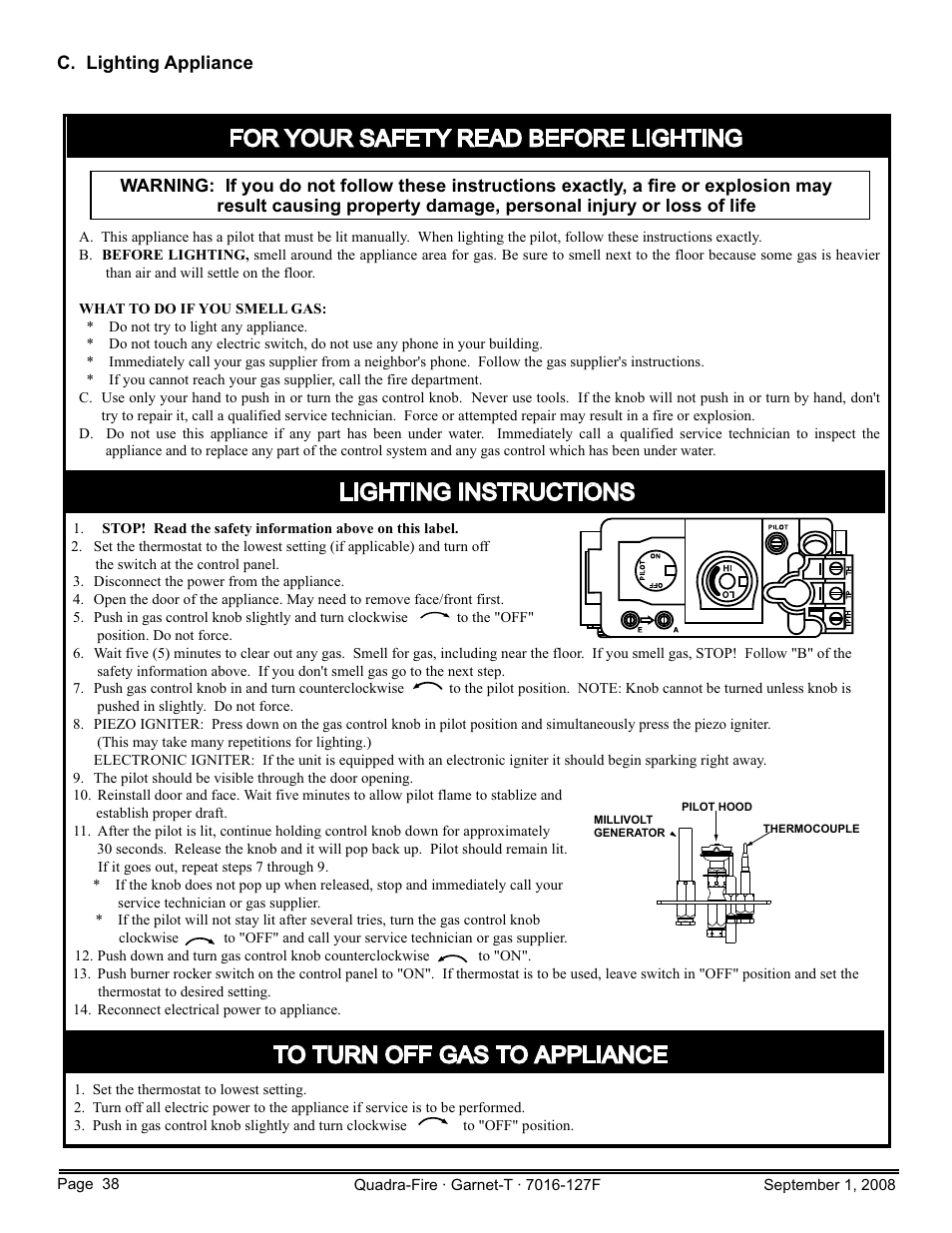 Hearth and Home Technologies GARNET-MBK User Manual | Page 38 / 56