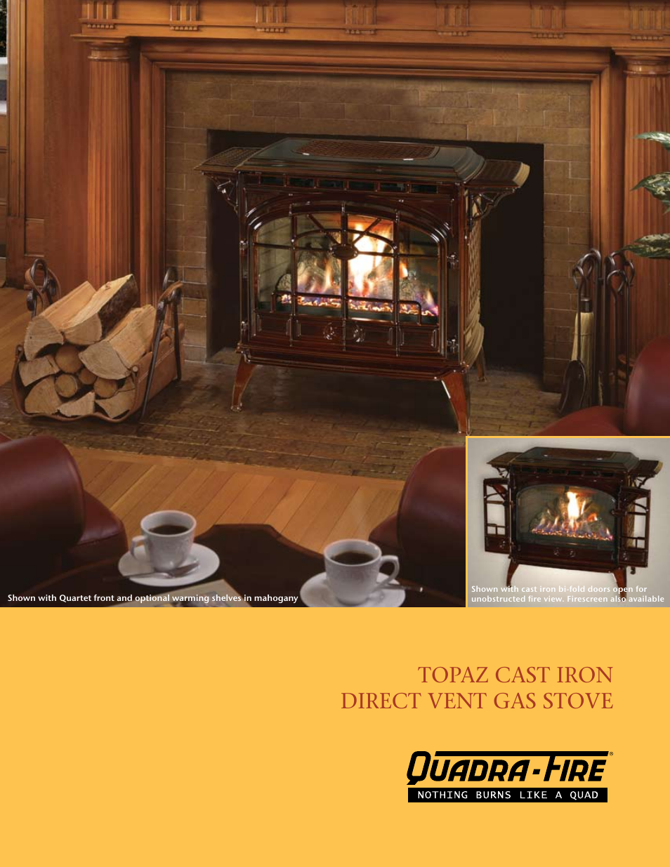 Hearth and Home Technologies Topaz Cast Iron User Manual | 2 pages