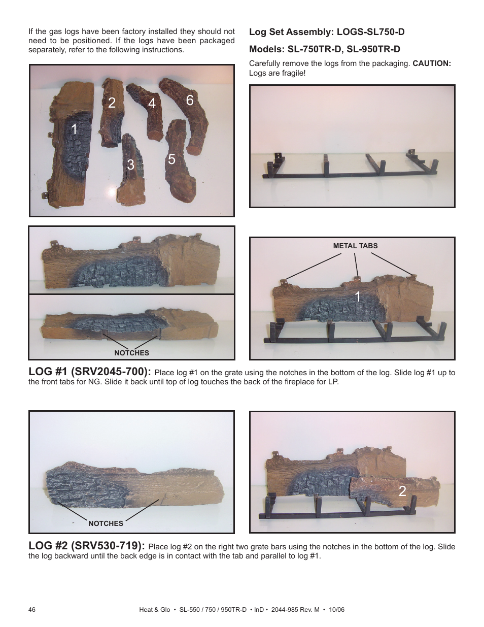 Hearth and Home Technologies Heat & Glo SL-550TR-D User Manual | Page 46 / 74