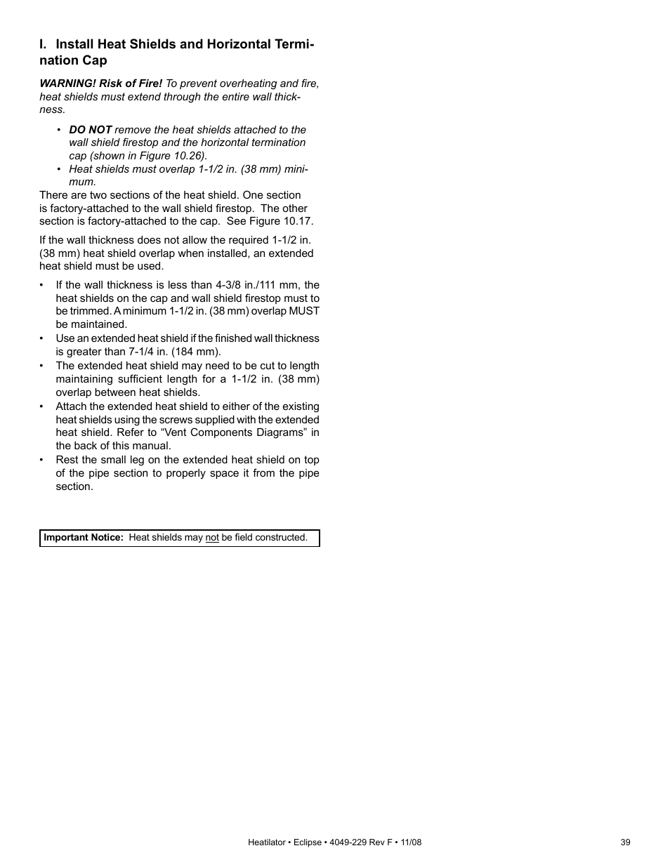 Hearth and Home Technologies Direct Vent Gas Appliance EDV3633L User Manual | Page 39 / 60
