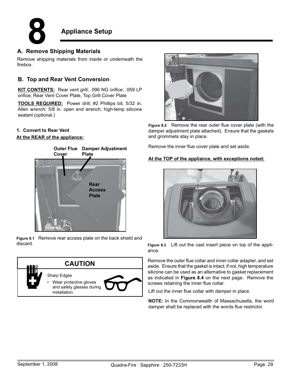 Hearth and Home Technologies Direct Vent Room Heater 839-1460 User Manual | Page 29 / 56