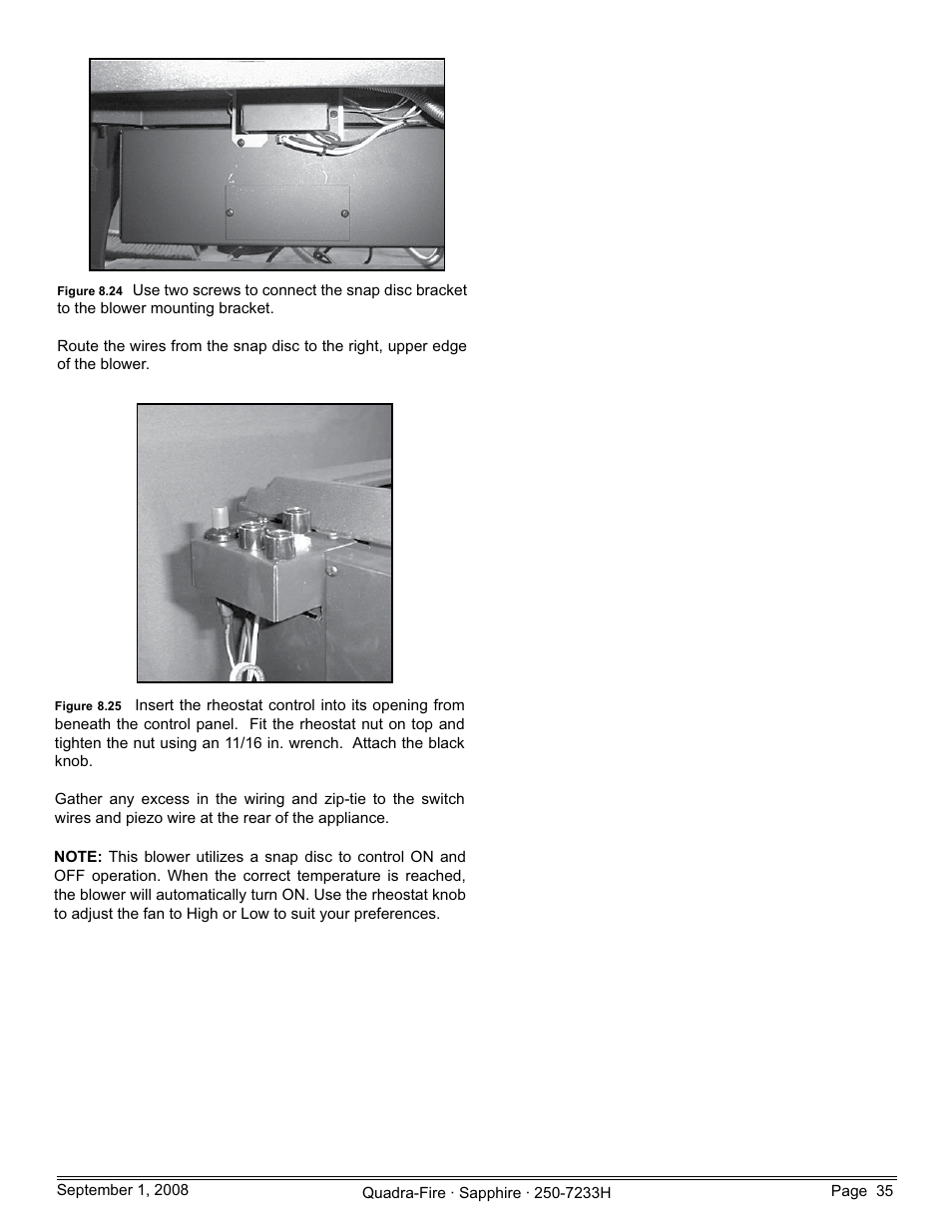 Hearth and Home Technologies Direct Vent Room Heater 839-1460 User Manual | Page 35 / 56