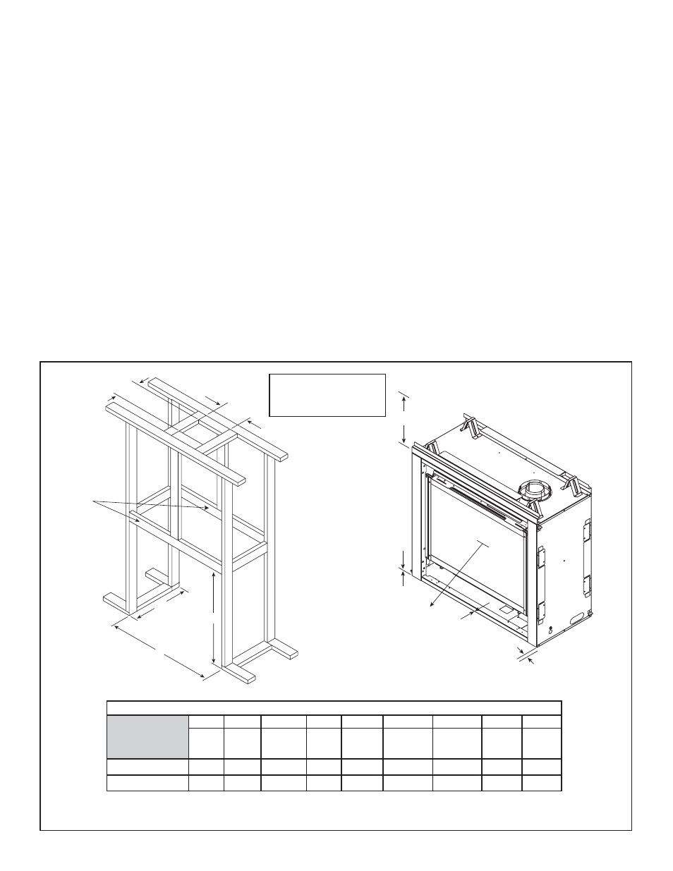 B. constructing the appliance chase, C. clearances | Hearth and Home Technologies GDST3831I User Manual | Page 19 / 62