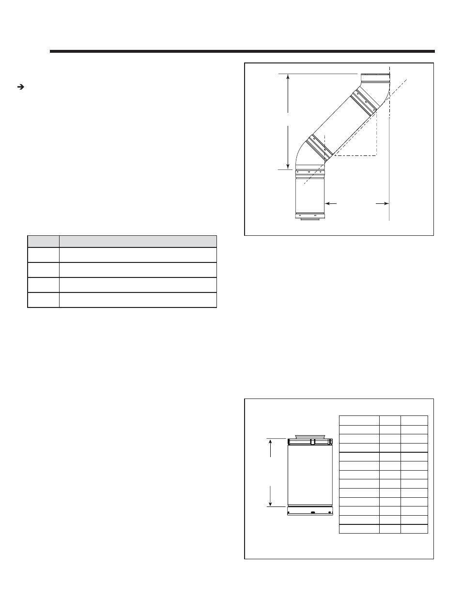 Vent information and diagrams, A. approved pipe, C. use of elbows | B. vent table key, D. measuring standards | Hearth and Home Technologies GDST3831I User Manual | Page 24 / 62