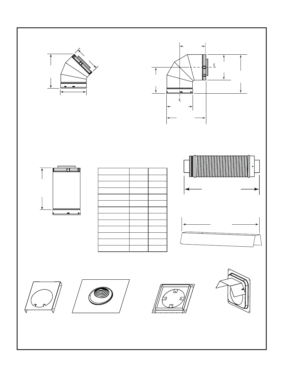 B. vent components diagrams | Hearth and Home Technologies GDST3831I User Manual | Page 56 / 62