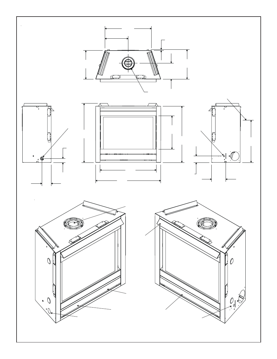 Figure 1. diagram of model be-36-c | Hearth and Home Technologies BE-36-CIPI User Manual | Page 10 / 37