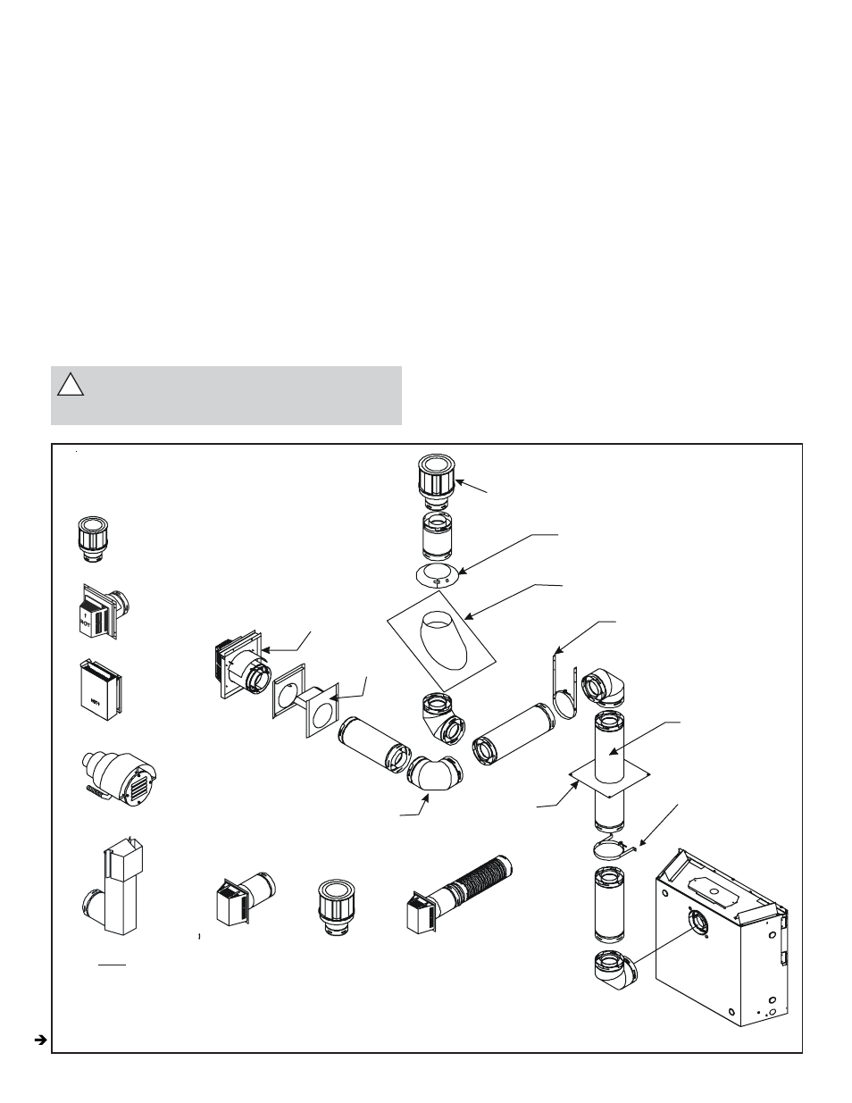 Step 3. installing the vent system, Identifying vent components | Hearth and Home Technologies BE-36-CIPI User Manual | Page 15 / 37