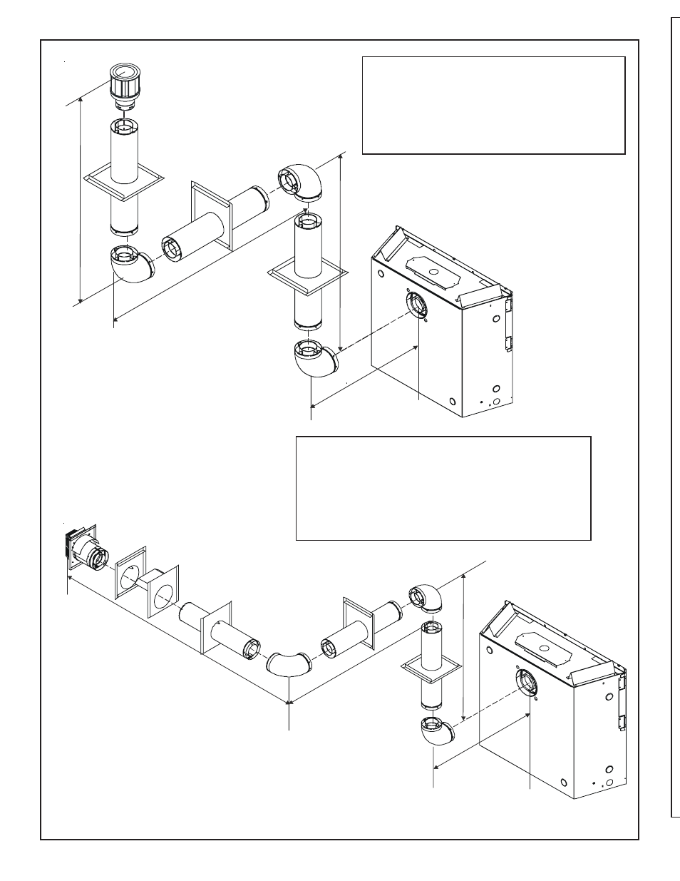 Figure 14. venting with three 90° elbows, Use dvp-series components only | Hearth and Home Technologies BE-36-CIPI User Manual | Page 20 / 37