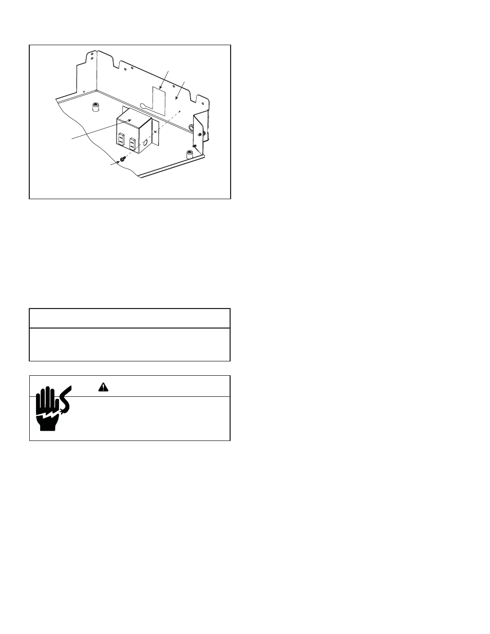 Caution, Warning, B. junction box installation | Hearth and Home Technologies Grand-XTS User Manual | Page 17 / 45