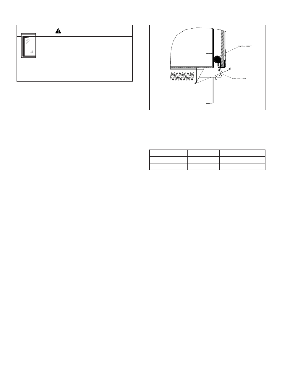 Warning, F. glass assembly g. air shutter setting | Hearth and Home Technologies Grand-XTS User Manual | Page 27 / 45