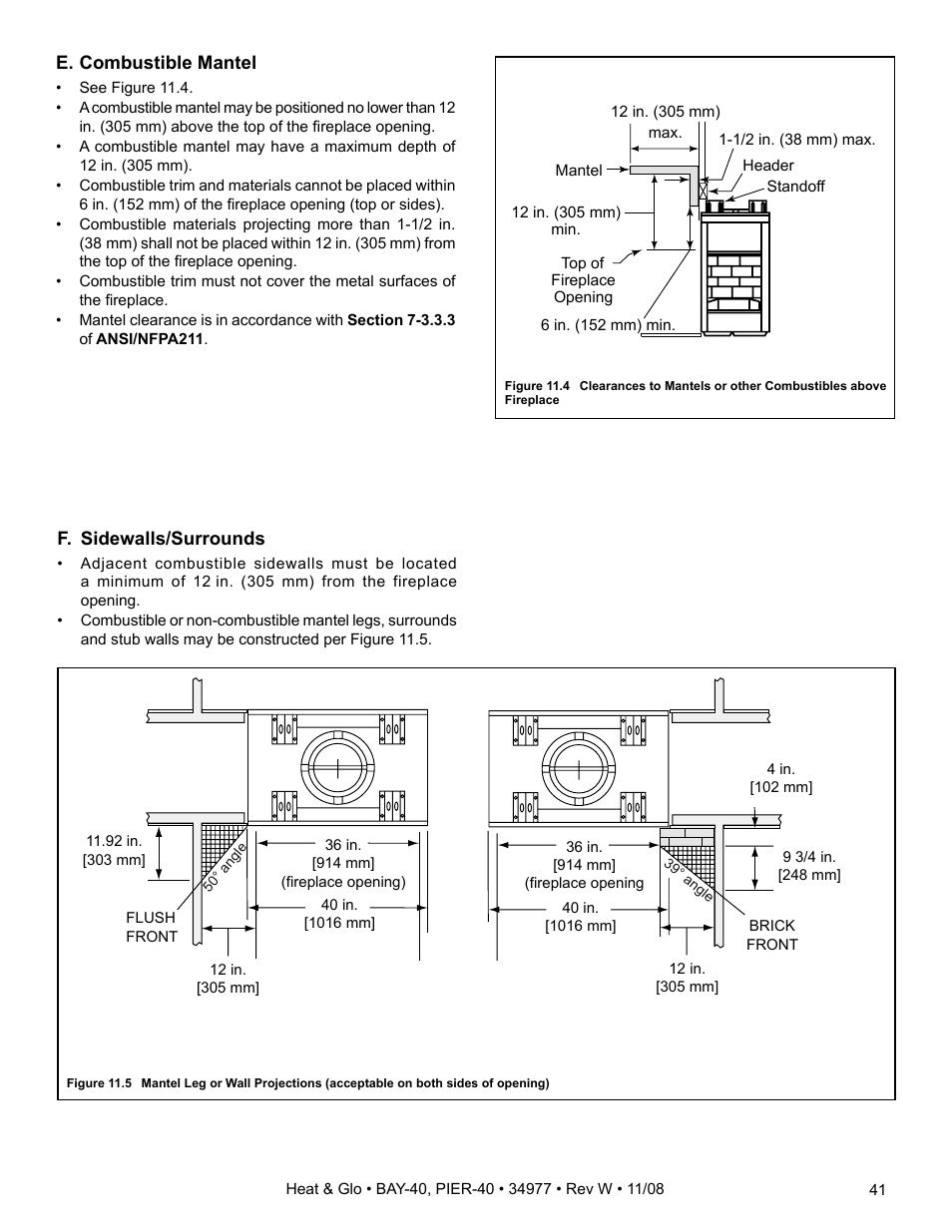 Hearth and Home Technologies BAY-40 User Manual | Page 41 / 52