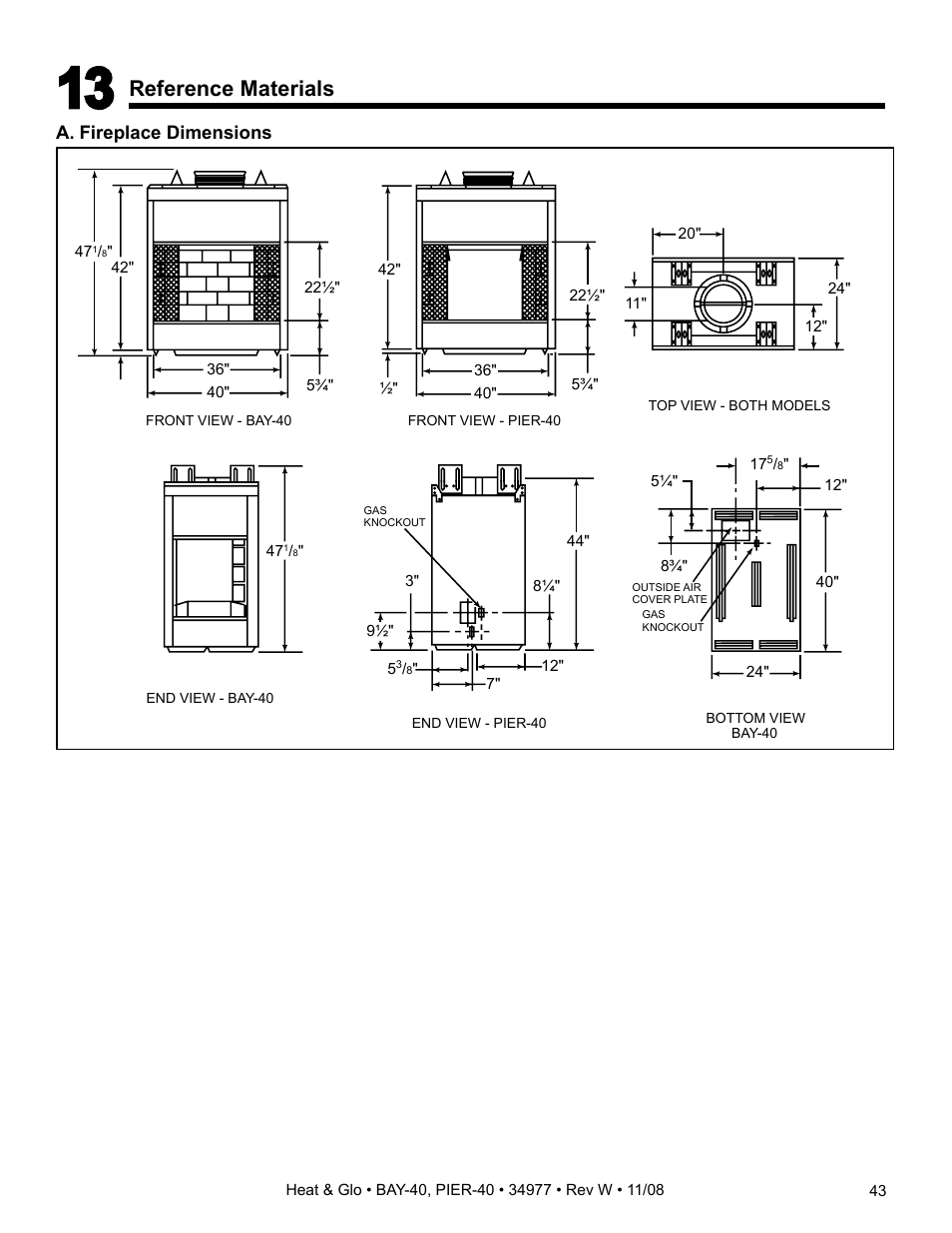 Reference materials | Hearth and Home Technologies BAY-40 User Manual | Page 43 / 52