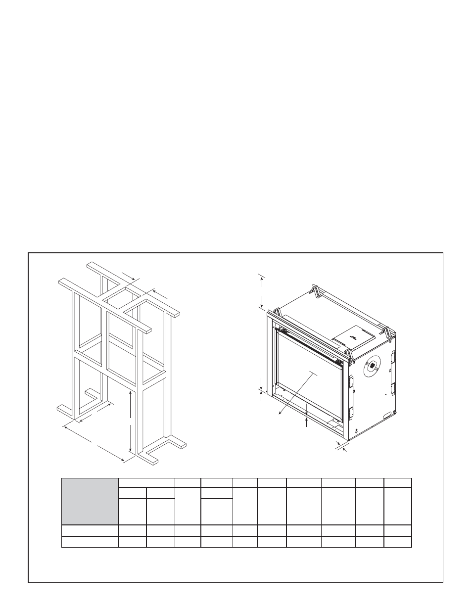 B. constructing the appliance chase, C. clearances | Hearth and Home Technologies GDST4336I User Manual | Page 19 / 88
