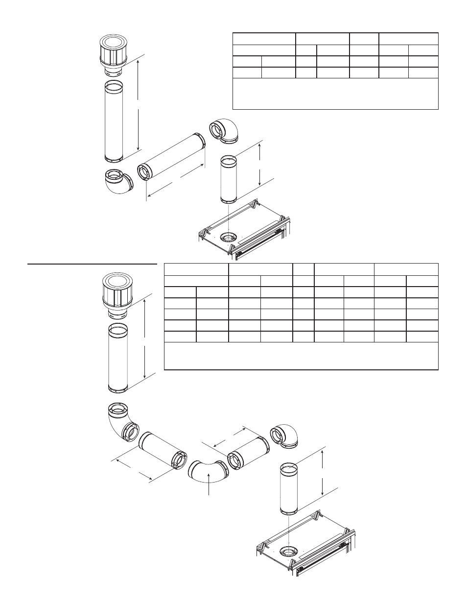 Two elbows, Three elbows | Hearth and Home Technologies GDST4336I User Manual | Page 32 / 88