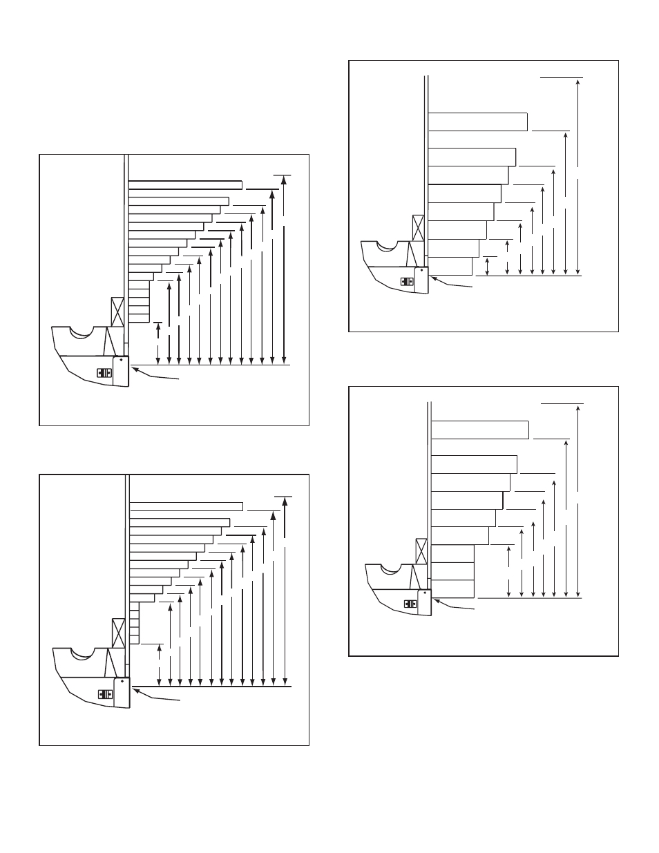 B. mantel and wall projections | Hearth and Home Technologies GDST4336I User Manual | Page 57 / 88