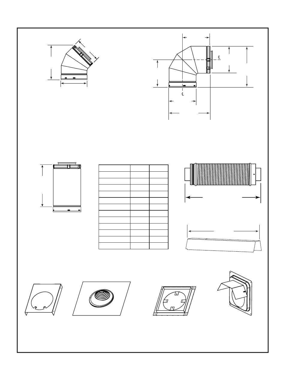 B. vent components diagrams (continued) | Hearth and Home Technologies GDST4336I User Manual | Page 76 / 88