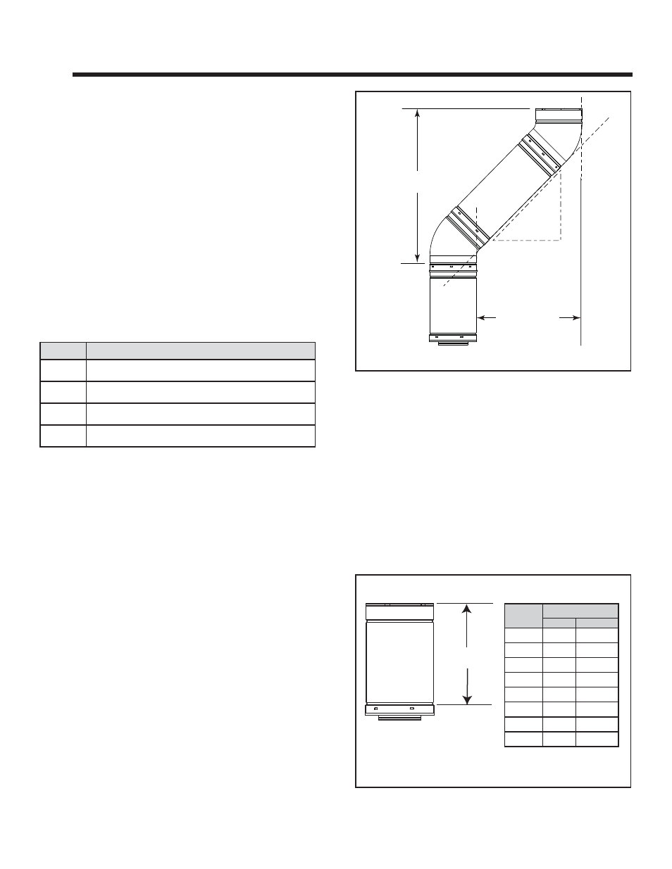 Vent information and diagrams, A. approved pipe, C. use of elbows | B. vent table key, D. measuring standards | Hearth and Home Technologies DV3732SBIL User Manual | Page 22 / 77