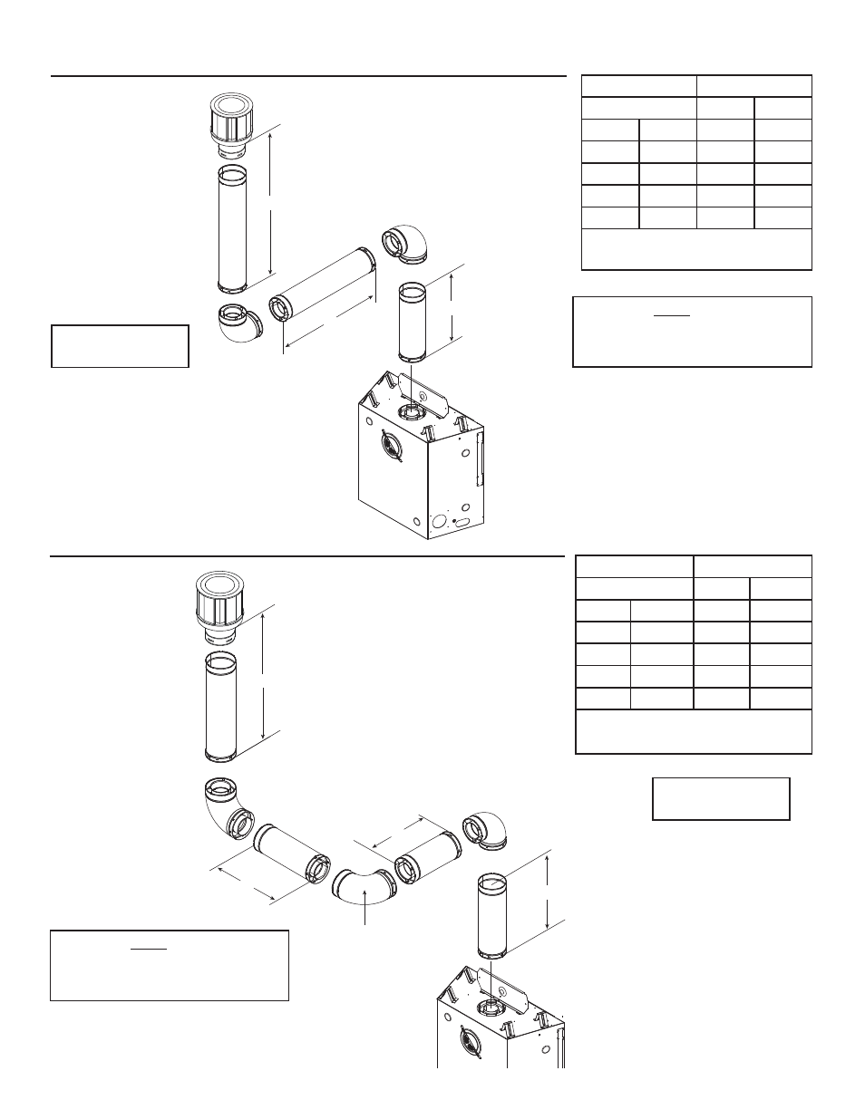 Two elbows | Hearth and Home Technologies DV3732SBIL User Manual | Page 28 / 77